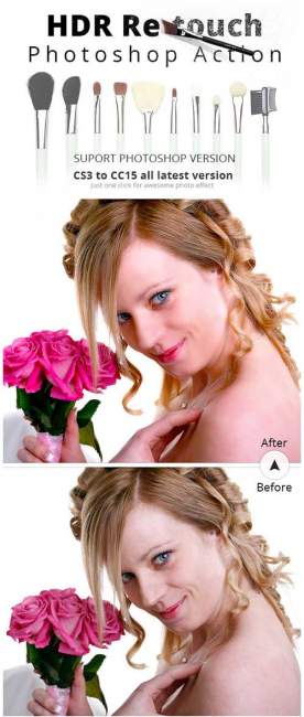 Экшены для фотошопа - HDR Skin Retouch Экшены для фотошопа - HDR Skin Retouch