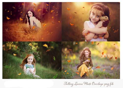 Оверлеи для фотошопа - Листопад Оверлеи для фотошопа - Листопад