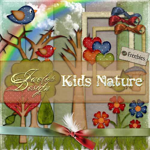 Детский скрап-набор - Kids Nature Детский скрап-набор - Kids Nature