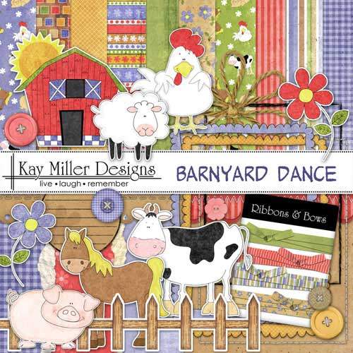 Детский скрап-набор - Barnyard Dance Детский скрап-набор - Barnyard Dance