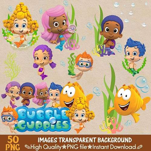 BUBBLE GUPPIES clipart