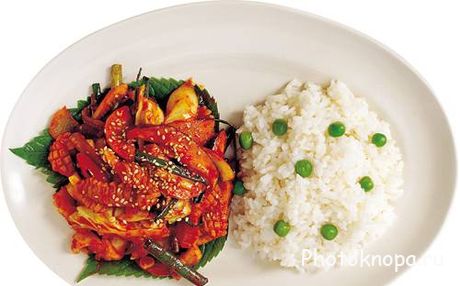 Рис и рисовые блюда, каши - растровые клипарты