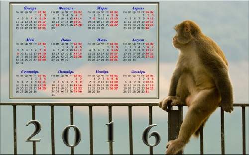 Задуматься о будущем - Календарная сетка